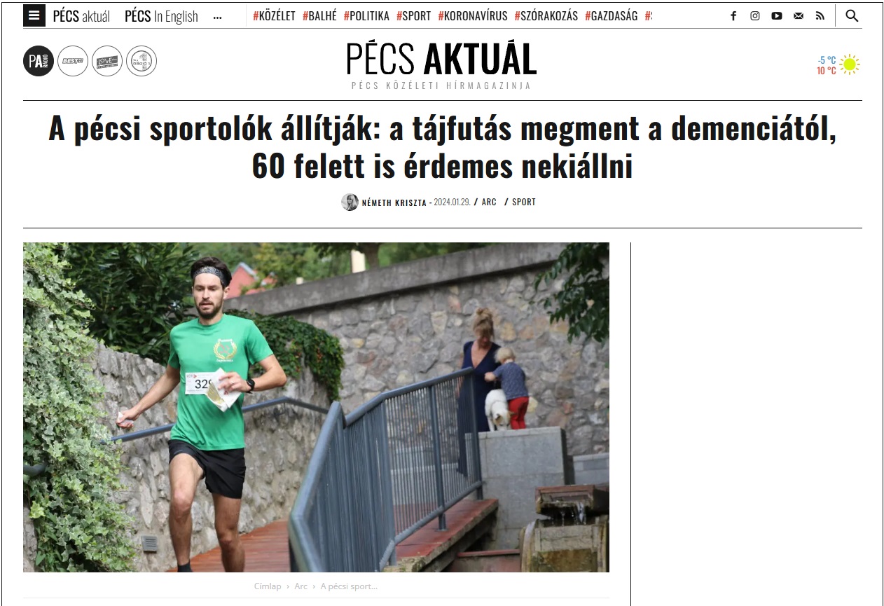 „Pécset a Jóisten is a tájfutóknak teremtette”